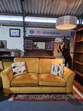 Beautiful Alstons Large Two Seater Sofa In Ochre
