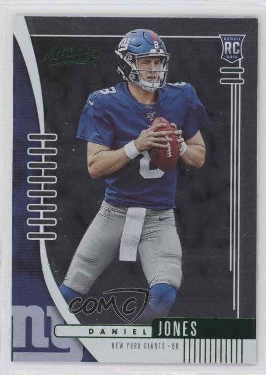2019 Panini Absolute Rookie Green Daniel Jones #107 Rookie RC 4l3