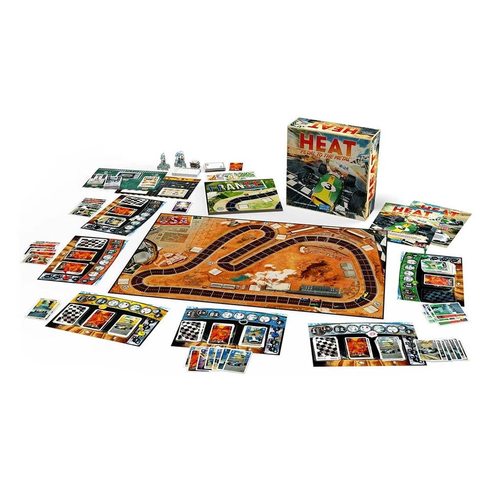 Days of Wonder HEAT Pedal to the Metal Intenso Car Racing & Strategy Juego de Mesa Foto 3 de 4