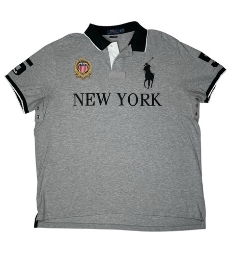 Vintage Polo Ralph Lauren Chief Keef Shirt XXL New York #5 City Country Big Pony