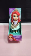 Disney Princess Ariel Mini Gold Glitter & Blue Dress 3" Posable Doll 2021 New