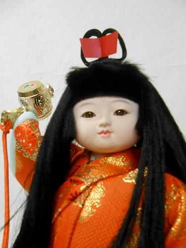Muñeca Japonesa Vintage Kimono WARABE 28 cm / HUKUJYU / KOZUCHI Gavel - Imagen 6 de 8