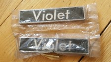 Datsun Violet A10,wing badge pair,new genuine pair.