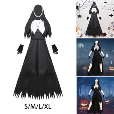Magische Nonne Kostüm Damen Halloween Erwachsene Nonne Kostüm Damen