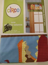Circo Roar 'n Stomp Dinosaur Window Valance 54" x 15" Multi-Color Target Kids
