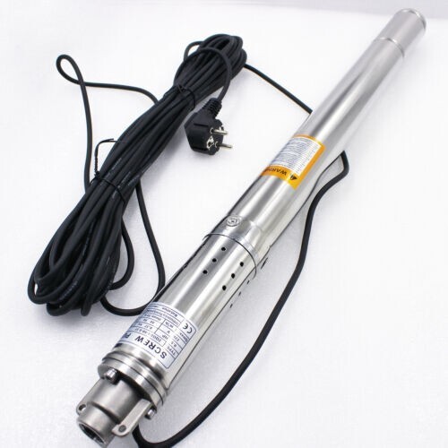 2 Inch 50mm Diameter Submersible Well Pump Deep Well Screw Pump Max 1 m3/h