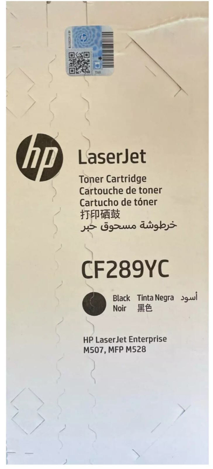 HP CF289YC 89Y Toner Cartridge Black Genuine OEM M507 MFP M528 OEM NEW