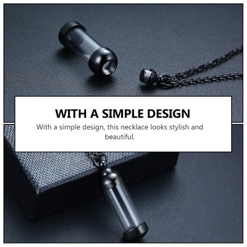 3 Pack Perfume Bottle Pendant Men and Women Necklace Vial Necklaces - Picture 12 of 12