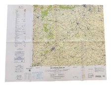 NIMA Military Joint Operations Graphic JOG AIR Map of MTSENK, RUSSIA