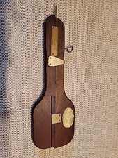 Vintage Wilson Brothers TRU-GYDE Wood Latch Hook Rug Needle Tool with booklet