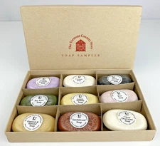 Vermont Country Store Soap Samplers Set 9 Apothecary Small Bars Sealed Box READ