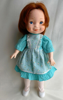 VINTAGE FISHER PRICE MY FRIEND BECKY DOLL 15'' # 218; HAT, SHOES, TIGHTS