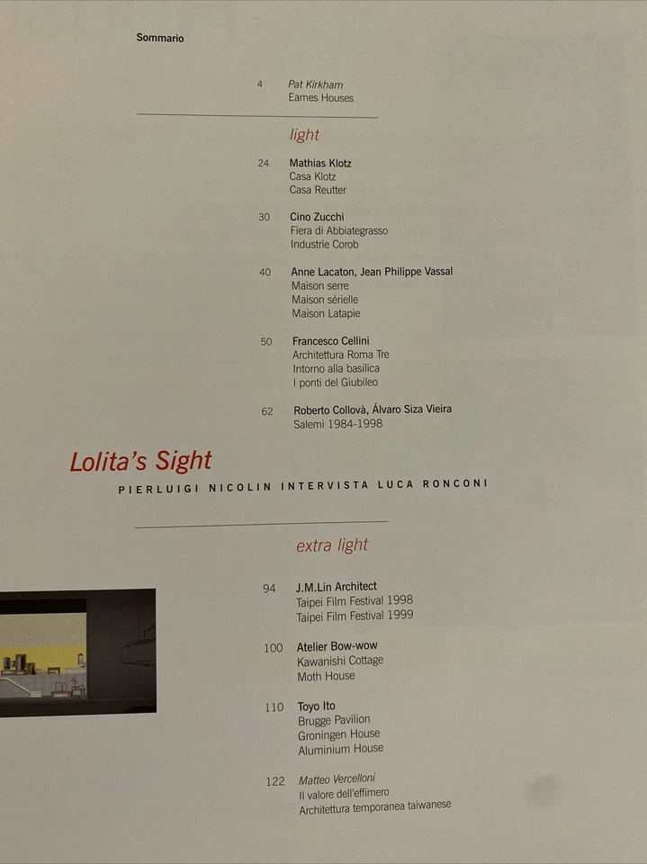 Electa Lotus Navigator Sight Architecture 2000s Italian Magazine - Image 3 of 4