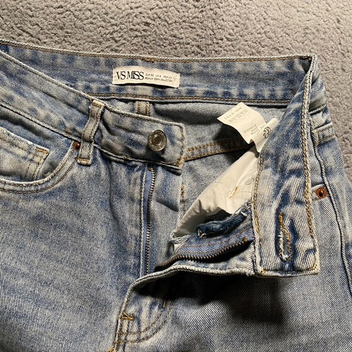 Vs Miss Jeans Womens UK 4 Blue Straight Raw Hem Denim Casual - Picture 10 of 16