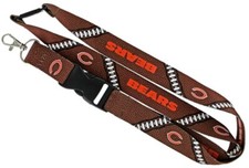 Aminco NFL Officially Licensed Chicago Bears Football Lanyard