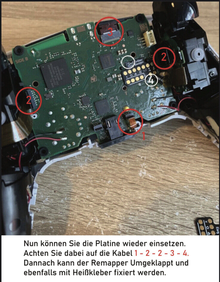 PS5 Remapper Set V1 / Einbaufertig gelötet, inkl. Paddles und Schrauben Auswahl