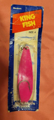 Vintage Worden's King Fish Fishing Lure 903 Size 4 pink