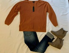 Orange Knit Sweater