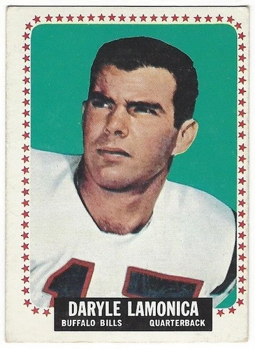 1964 TOPPS FOOTBALL #31 DARYLE LAMONICA ROOKIE - VG+/EX-