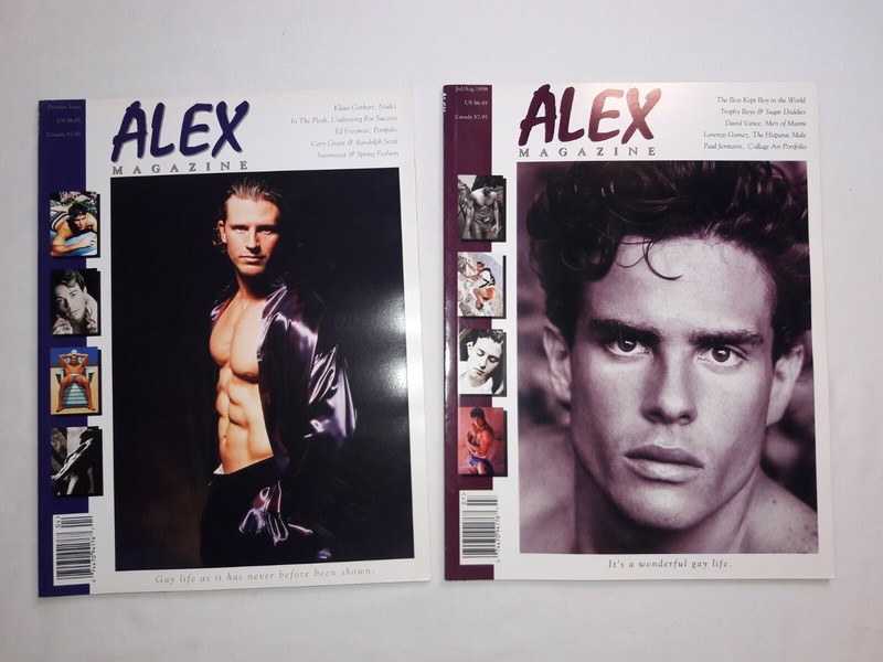 ALEX MAGAZINE PREMIERE ISSUE #1 & JULY/AUGUST 1998