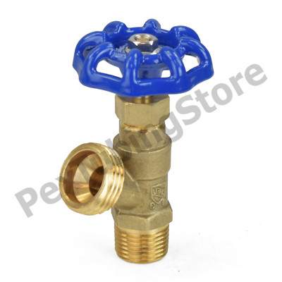 (10) 1/2'' MIP Boiler/Water Heater Drain Valves, Multi-Turn, LEAD-FREE Brass