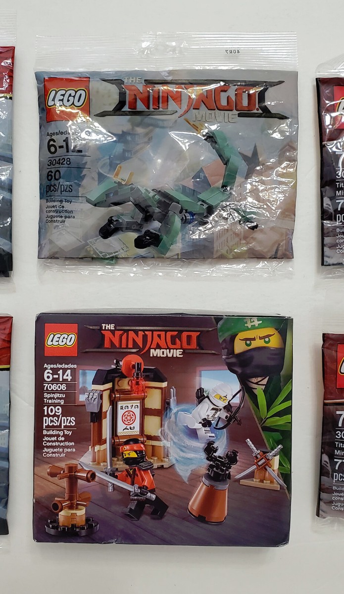 6) NEW LEGO NINJAGO themed building kits ~ 30428, 30536 x2, 30591
