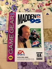 NFL Madden 95(Sega Game Gear)  **Instruction Manual ONLY**
