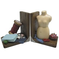 Sewing & Mannequin Shelf Tidy Heavy Resin Bookends By Fiesta Studios Brand Sewing & Mannequin Shelf Tidy Heavy Resin Bookends By Fiesta Studios Brand