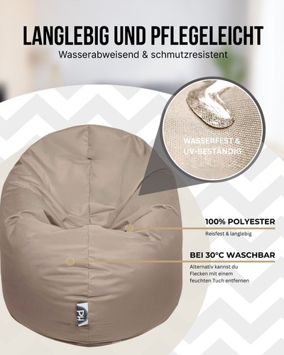 Patchhome 2 Varianten in 1 Sitzsack Sitzkissen Beanbag Gamer Kissen Tobekissen - Bild 79 von 199