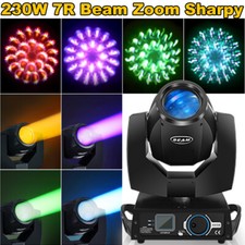 230W 7R Beam Zoom Sharpy 16Prism DMX Stage Lighting Moving Head Light Party Club
