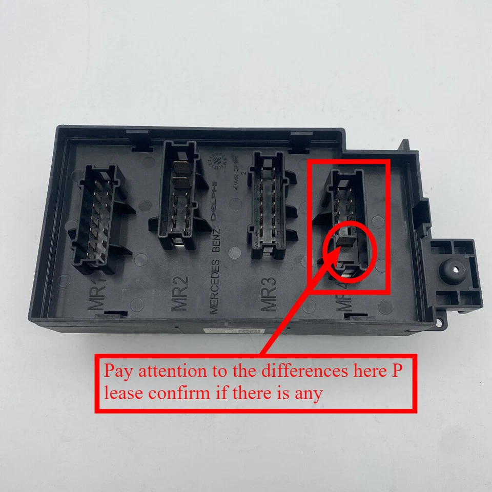 For MERCEDES BENZ W164 X164 ML450 GL550 07-12  UNDER HOOD SAM FUSE RELAY BOX Foto 2 de 4