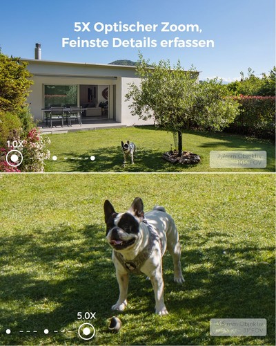 Reolink 4K 8MP PoE Überwachungskamera 5xOptischer Zoom Personen-&Autoerkennung - Bild 3 von 11