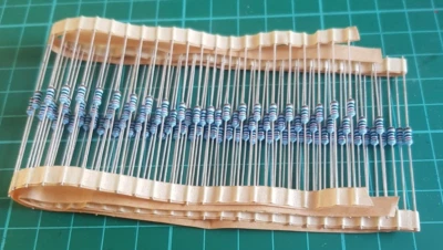 DUBILIER 820r 820 ohm 0.6w ±1% Metal Film Vishay Resistor - 100 pcs - multibuy - UK