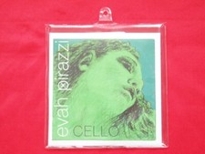 New EVAH PIRAZZI 3/4 - 1/2 Cello D String CHROME STEEL Made in GERMANY