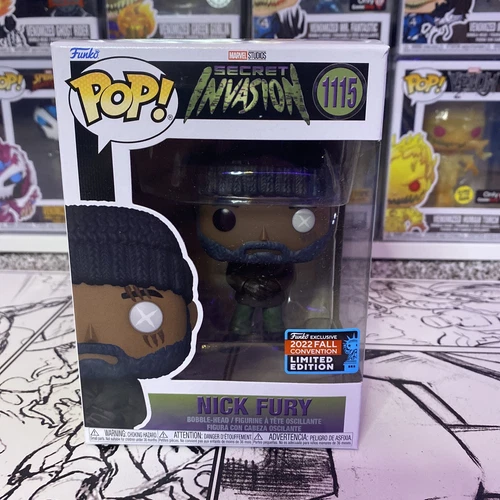 Funko Pop! Marvel Secret Invasion: Nick Fury #1115 NYCC 2022 Exclusive IN HAND