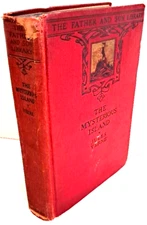 THE MYSTERIOUS ISLAND by JULES VERNE 1927 Hardcover Father & Son Edition V