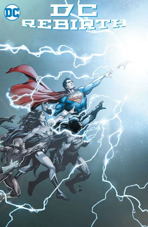 DC REBIRTH SPECIAL (2017) #1 VARIANT B METALLIC FOIL deutsch BATMAN,SUPERMAN lim - Bild 1 von 1