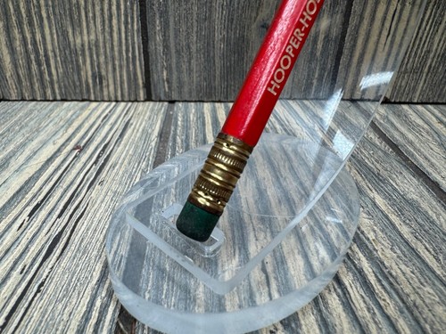 Hooper Holmes Bur. Inc. Red Advertising Pencil With Eraser - Picture 2 of 4