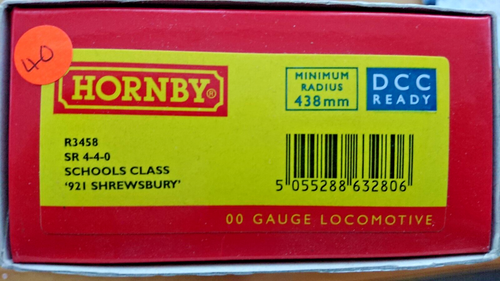 Hornby R3458 SHREWSBURY 921 LOCO BODY & TENDER SPARES/REPAIR Used Boxed No.40 - Picture 14 of 15
