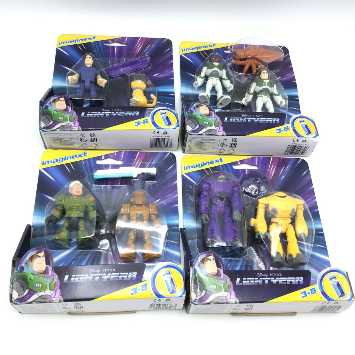 ピクサー 4 Disney Pixar LIGHTYEAR Darby ZAP Buzz Alisha Zurg Zyclops Sox