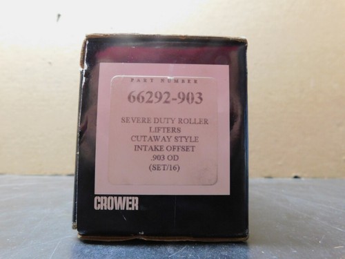 SBC CROWER .903" Offset Intake Severe Duty Roller Lifter Set -- 66292-903/16 - Bild 5 von 5