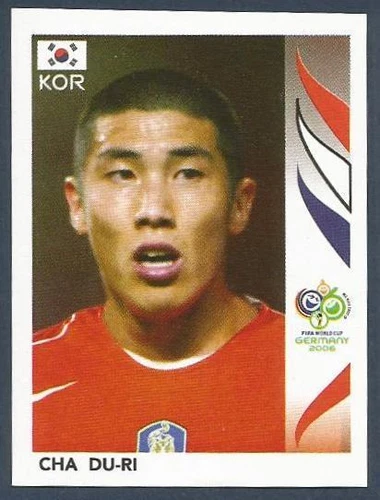 PANINI FIFA WORLD CUP-GERMANY 2006- #508-KOREA-CHA DU-RI