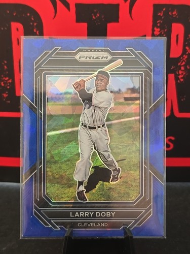 Larry Doby [Blue Ice] #297 2023 Panini Prizm card