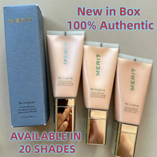 Authentic MERIT Tinted Mineral Sunscreen Broad Spectrum SPF 45,20 SHADES,1.7 oz