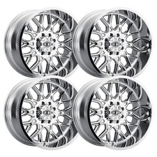 Set-4 Xtreme Nx-30 20x10 5x139.75x5.5 -25mm Chrome Wheels Rims 20 Inch