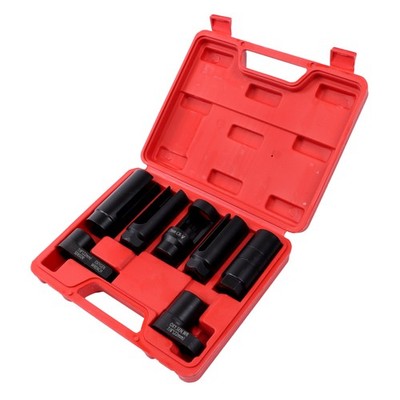 7PCS Oxygen Sensor & Oil Pressure Sending Unit Master Sensor Socket Set with Box