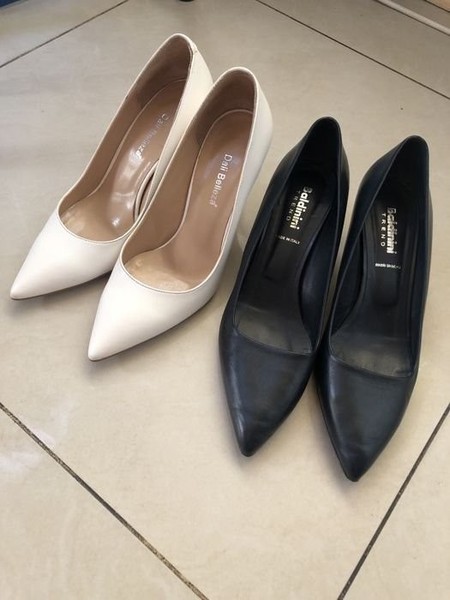 Women Baldinini Heels Black 39 #EV4