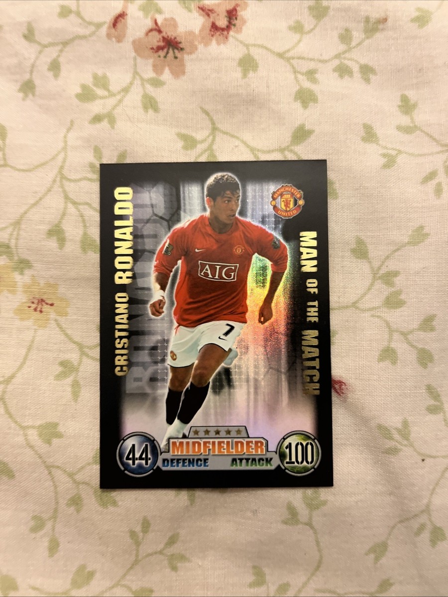 2007-08 Topps Match Attax Cristiano Ronaldo Man Of The Match