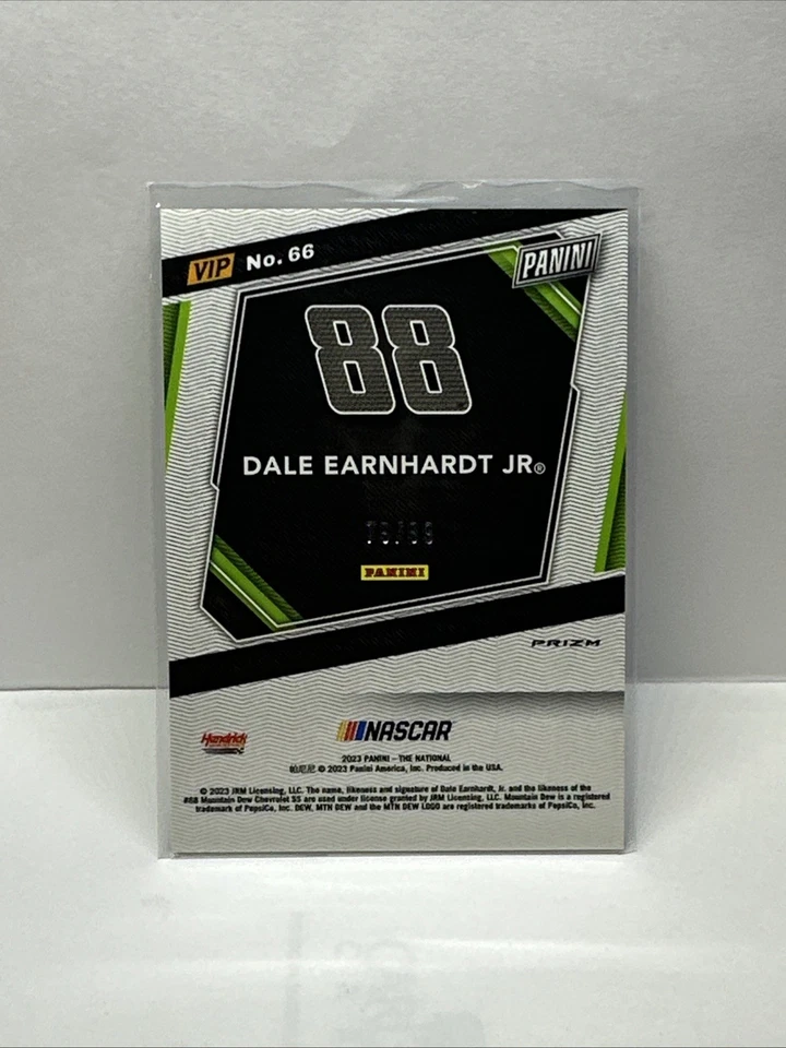 2023 National VIP #66 Dale Earnhardt Jr. Green Ice /99 - Image 2 of 2