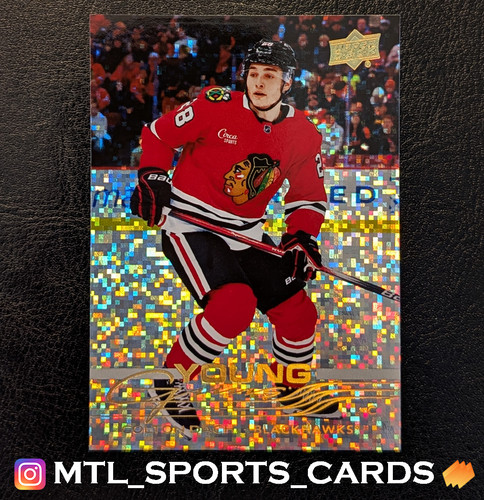 Series 1 · Young Guns · #218 · Colton Dach · Speckled Rainbow Foil